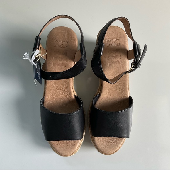 Sperry, black leather sandals - Picture 3 of 11